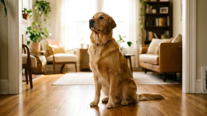 How to train an adult dog and get his attention