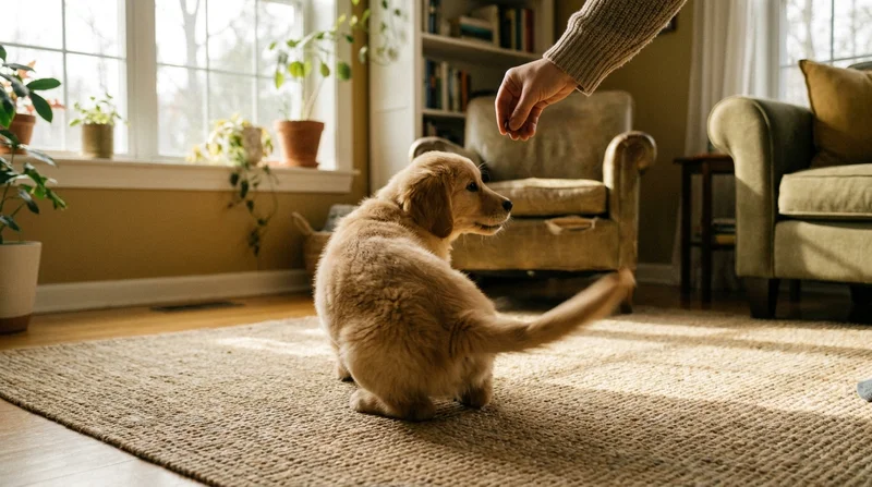 He spins in place