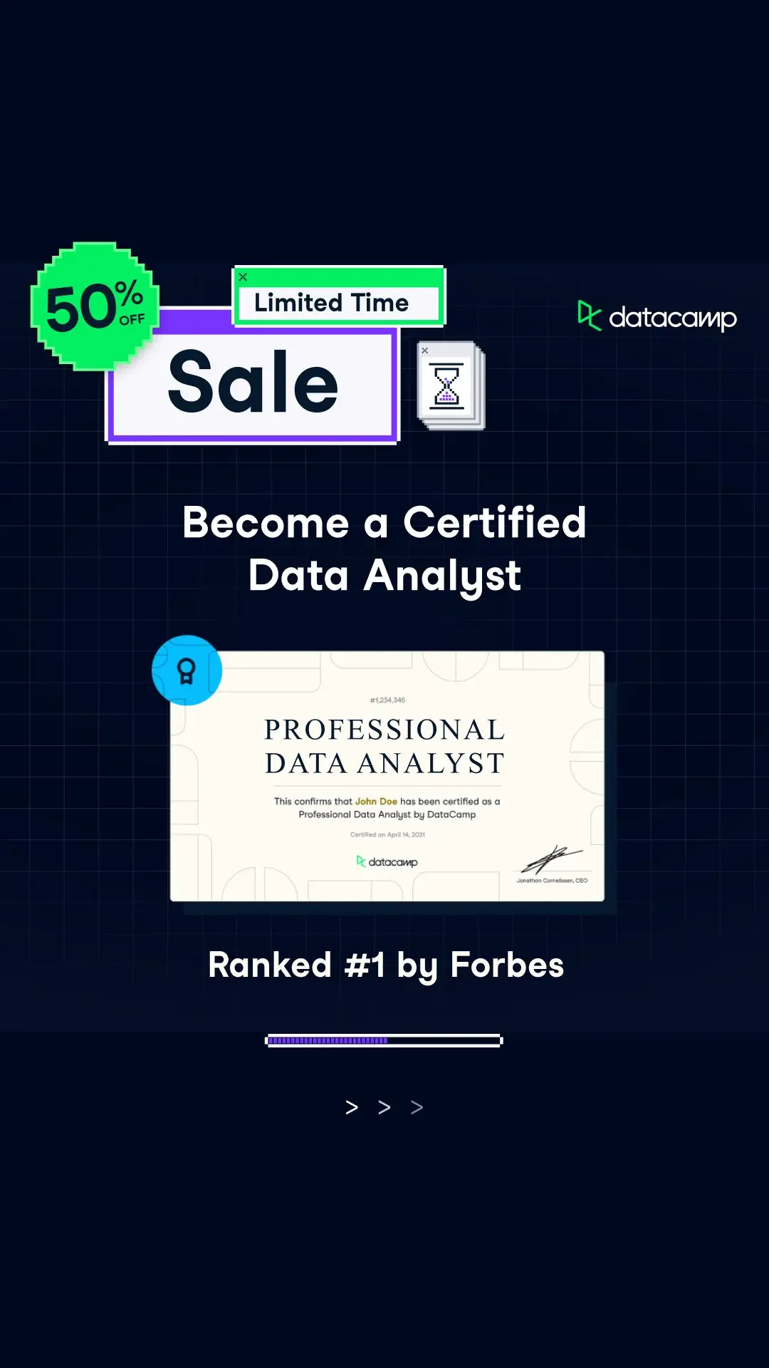 Estructura de anuncio estático: Sellos y certificaciones