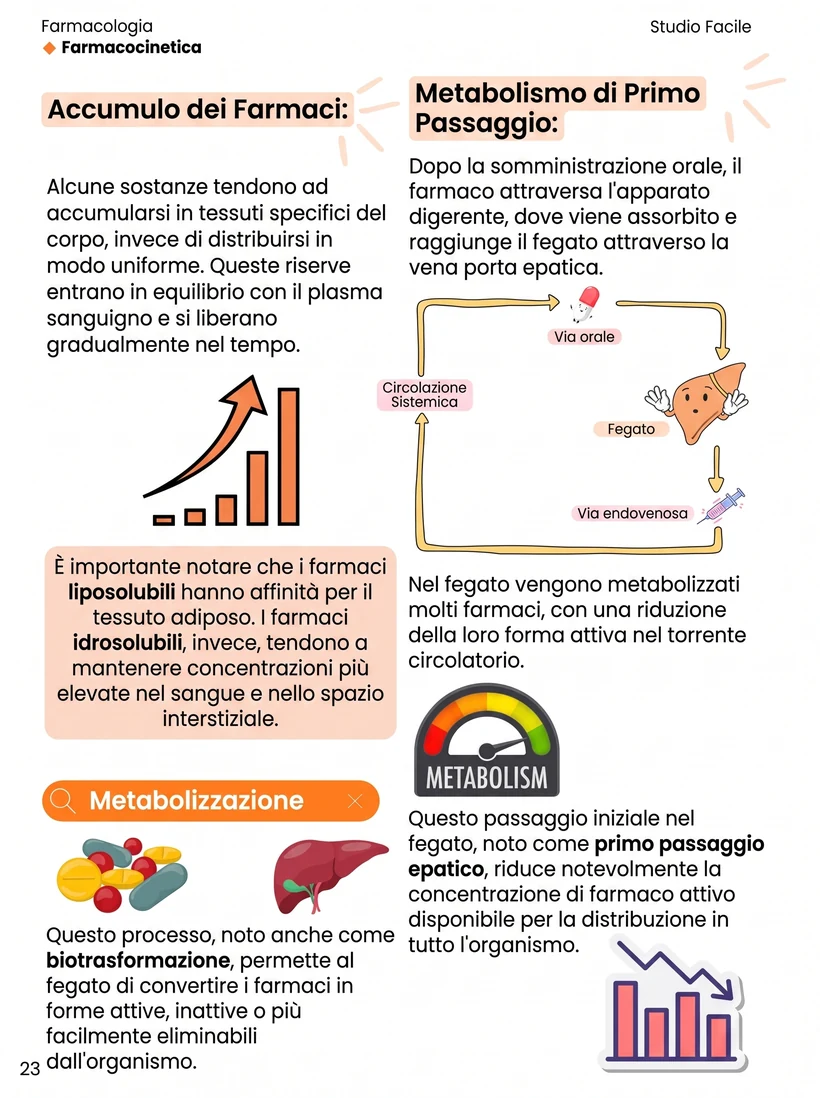 Pagina di esempio: contenuto illustrato di farmacologia