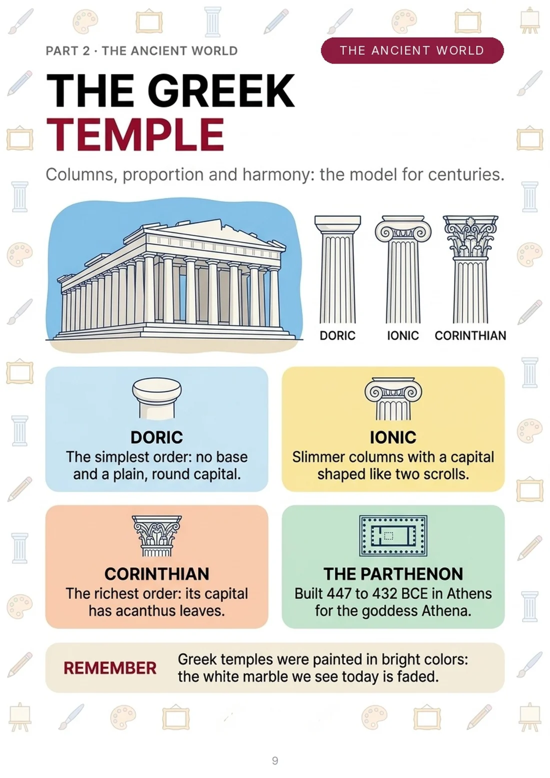 The Greek temple