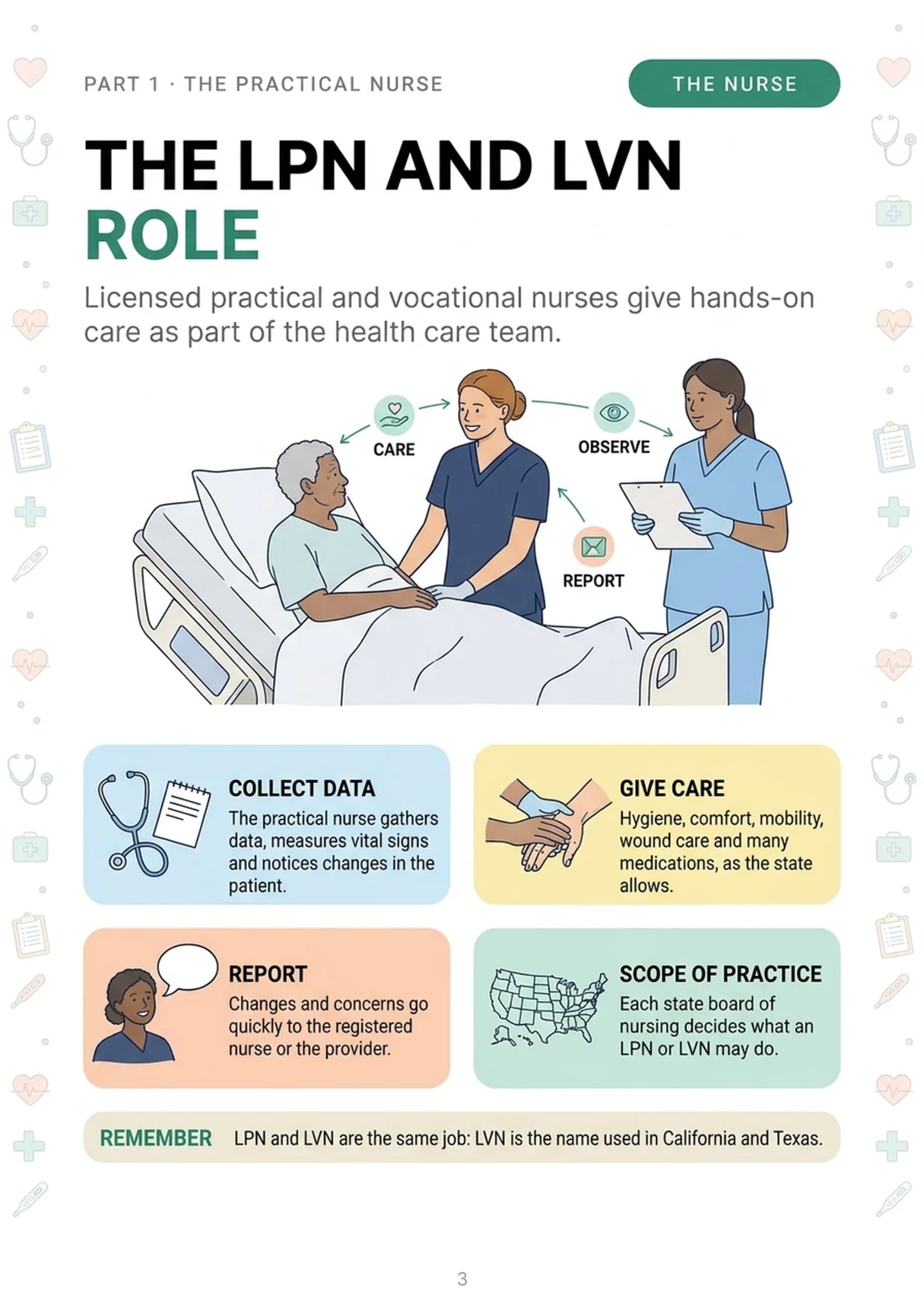 The LPN and LVN role