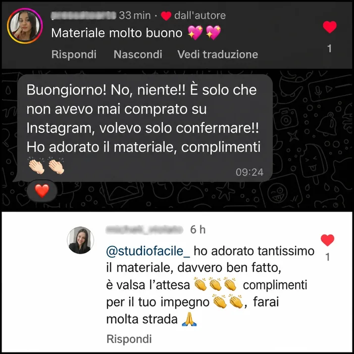 Opinioni e recensioni degli studenti di Studio Facile