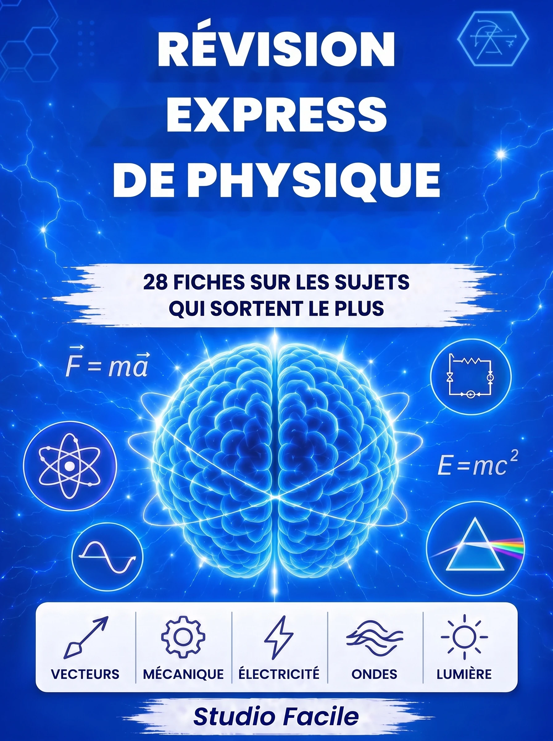 Révision Express de Physique : 28 fiches sur les sujets qui tombent le plus