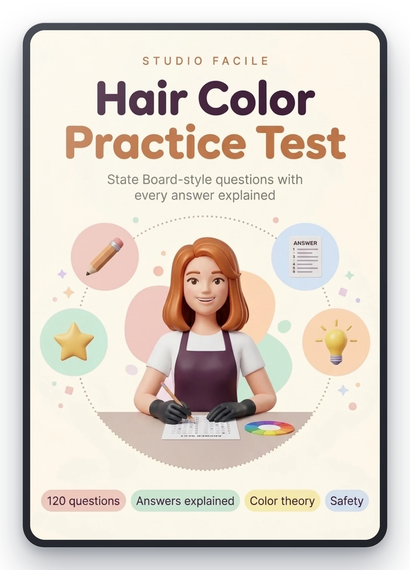 Hair Color Practice Test