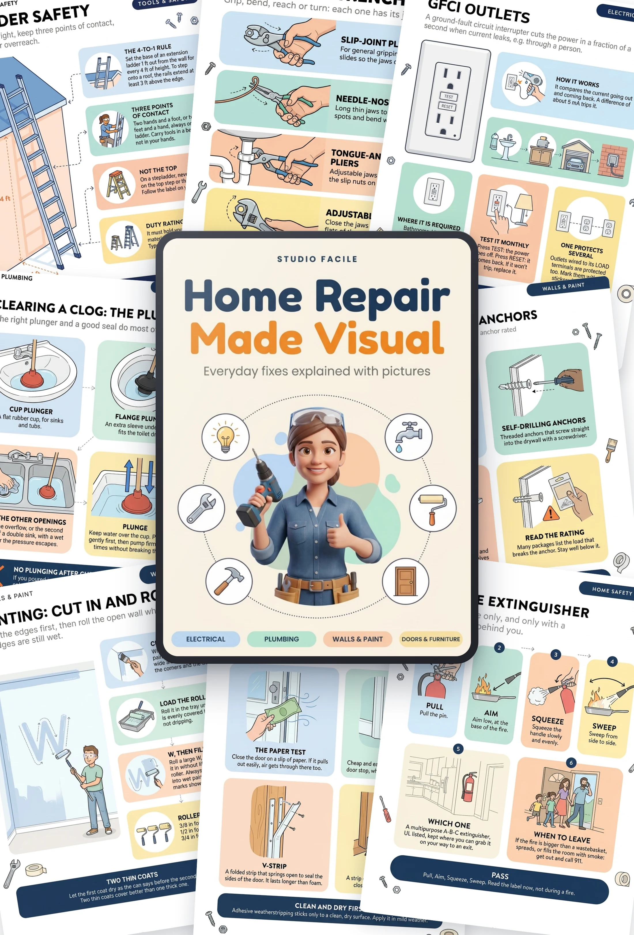 Home Repair Made Visual: the book and sample pages