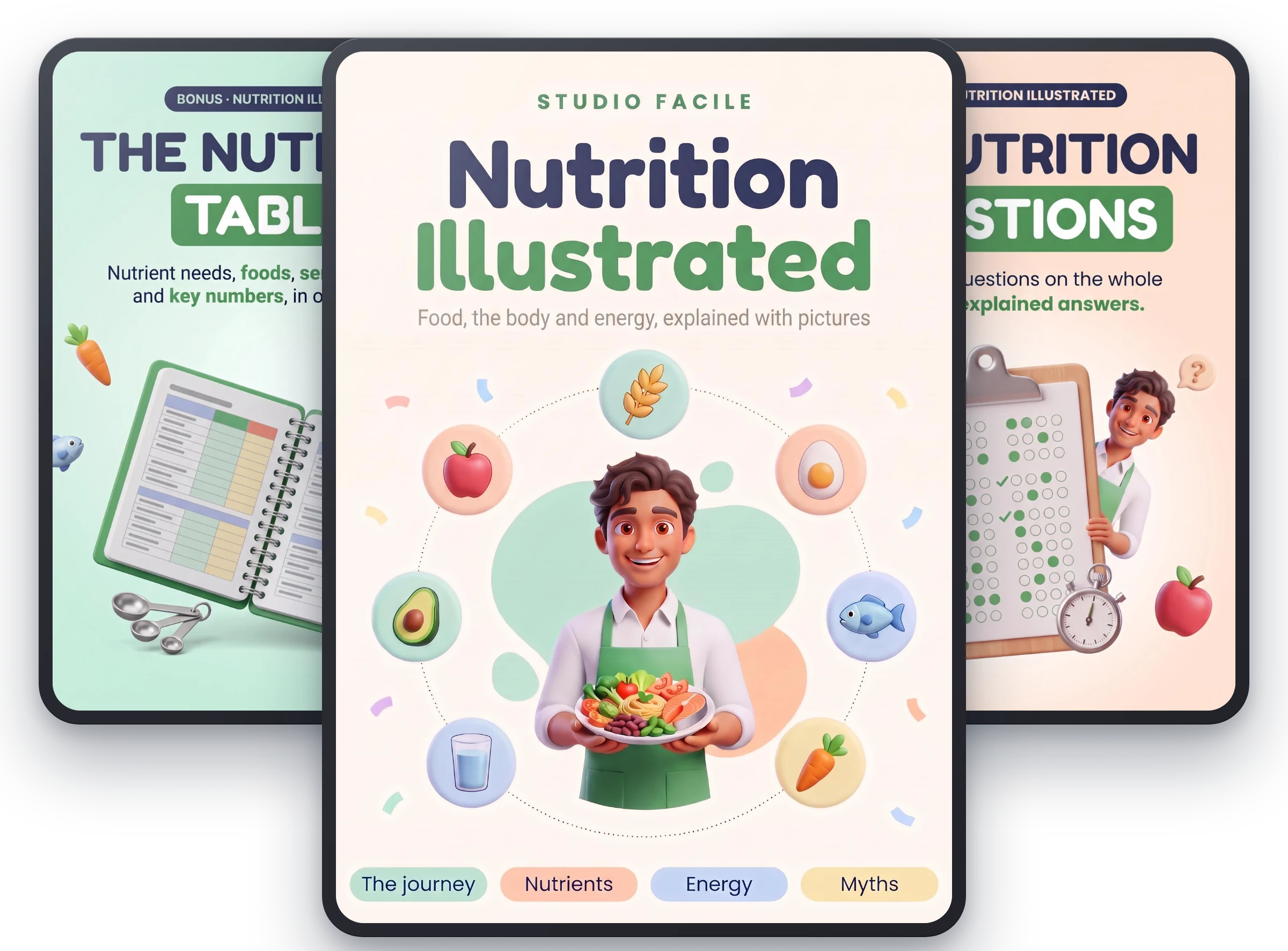 Nutrition Illustrated, with The Nutrition Tables and 120 Nutrition Questions free
