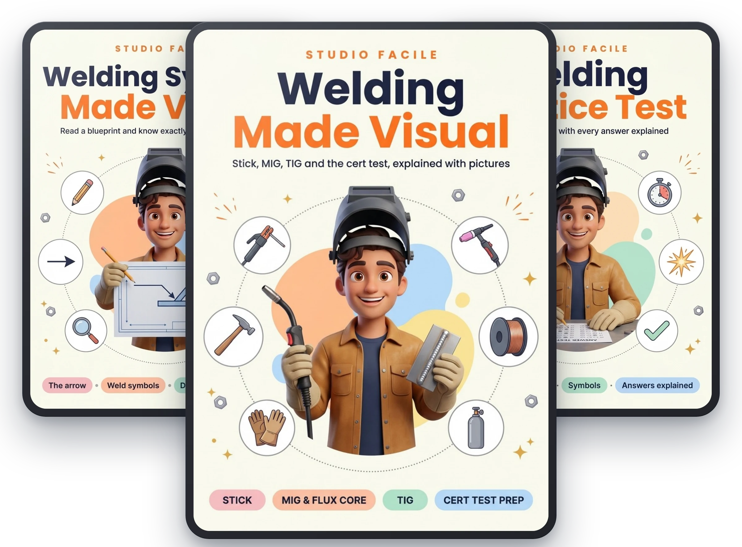Welding Made Visual, with Welding Symbols Made Visual and Welding Practice Test free