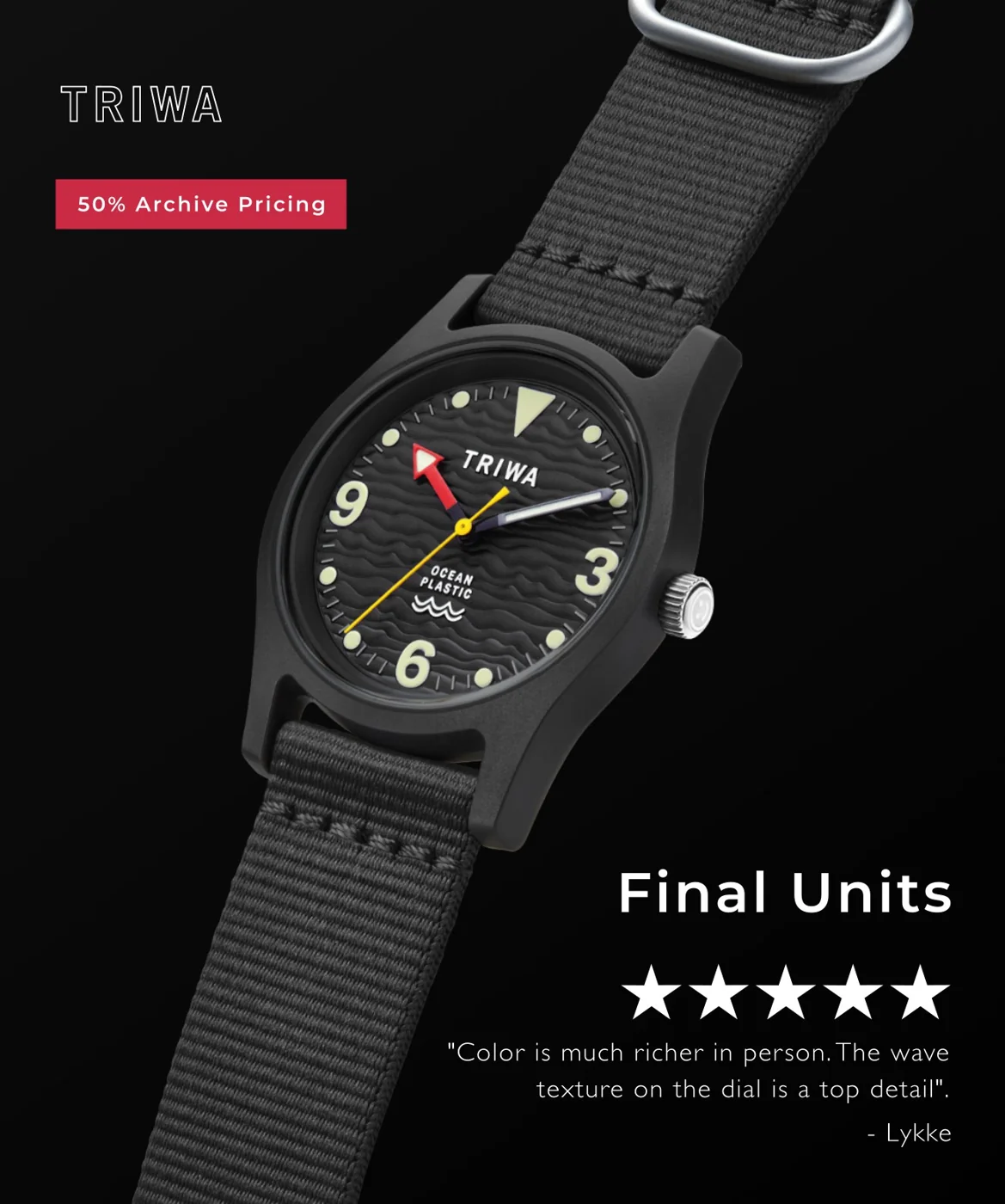 poco stock mas resena — TRIWA